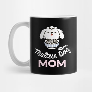 Maltese Dog Mom Dog Owner Retro Dog Mother Mug